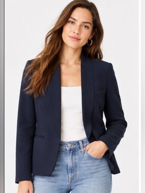 J. Crew Going-Out Blazer in Stretch Twill Navy Size 4
